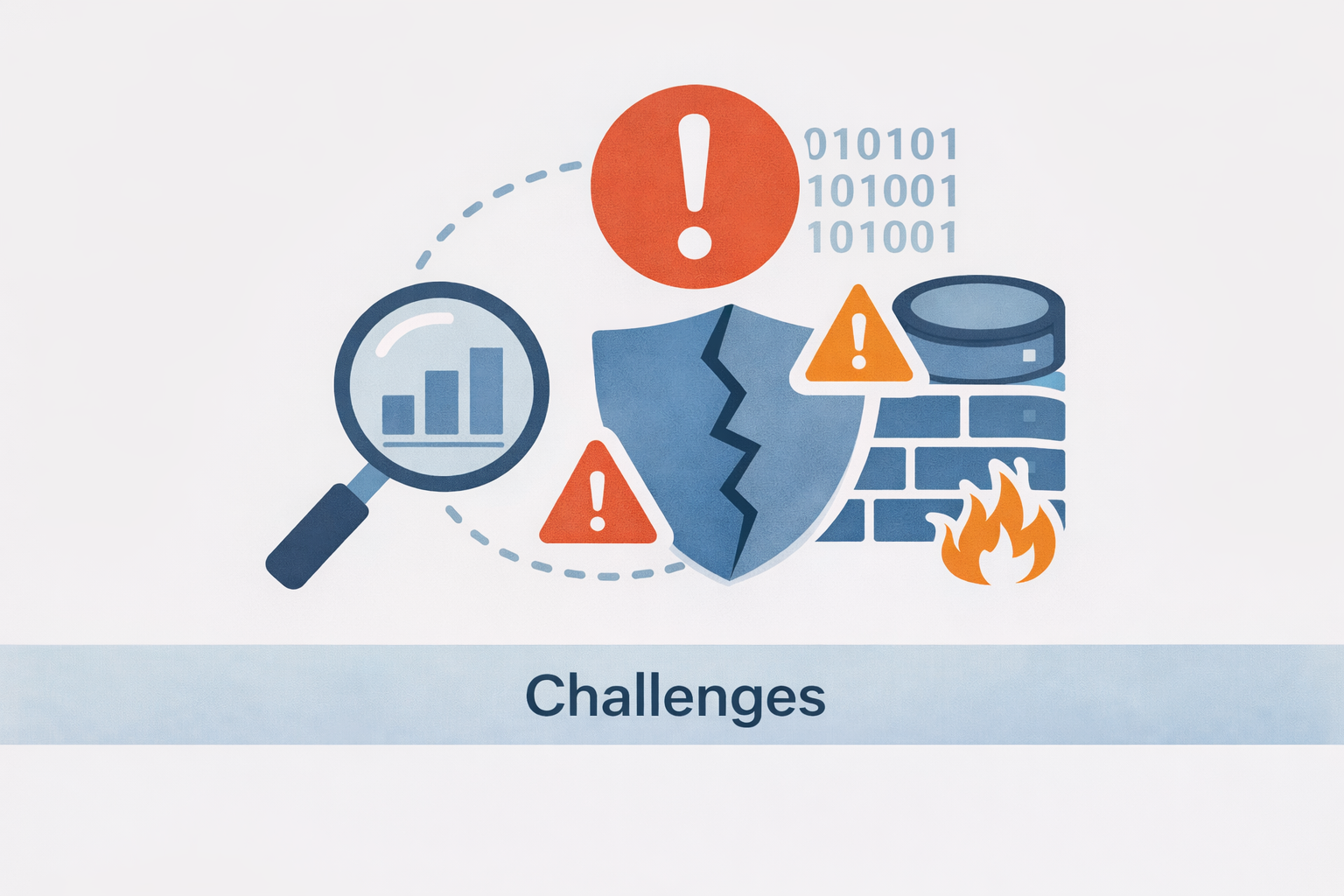 Graphic illustrating electronic records management challenges and compliance risks